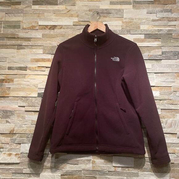 The North Face Women’s M Fleece Jacket | Plum Full Zip Outdoor Layer NWOT - Picture 10 of 10